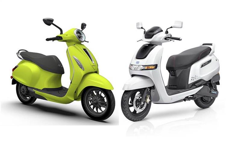 TVS iQube with 19,446 units and Bajaj Chetak with 11,815 units in the first five months of FY2023 race past their cumulative sales in the first 27 months (January 2020-March 2022) since launch.