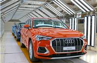 Audi India begins local production of the Audi Q3 and Audi Q3 Sportback in Aurangabad