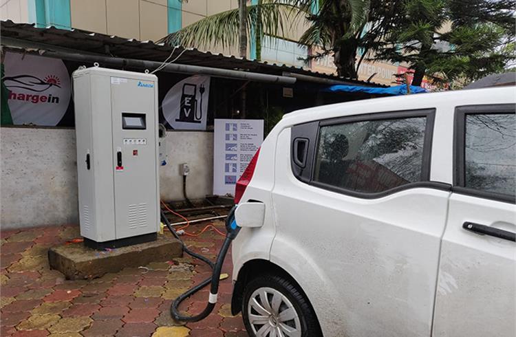 The Magenta Power charging station at Hotel Center Point, Mumbai-Pune Expressway, Lonavala