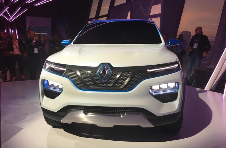 Renault's K-ZE concept previews electric Kwid, to be sold in China first