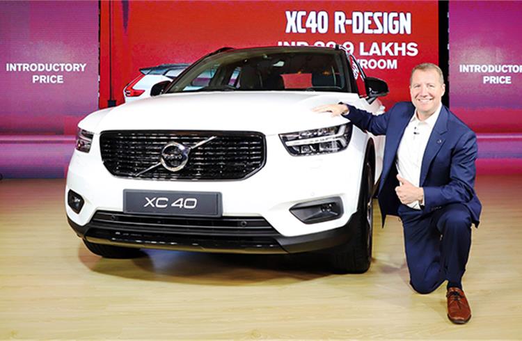 Charles Frump, MD, Volvo Car India: “We are absolutely delighted to have received such a positive response for the XC40. It’s a great beginning for us and we expect it to contribute considerably in ac