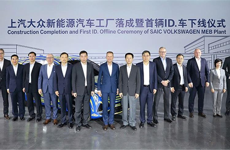 The Anting plant is scheduled to start ID. model production at the same time with a plant by FAW-Volkswagen in Foshan, resulting in a combined capacity of 600,000 units per year.