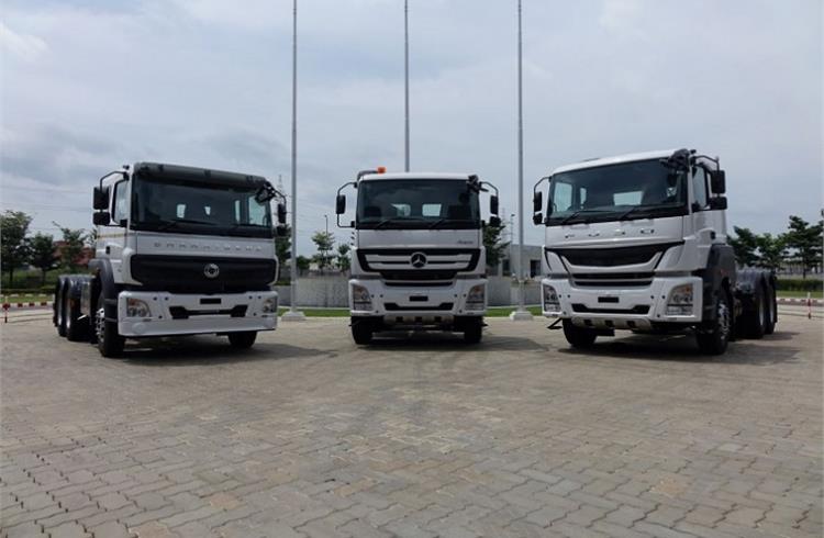 Daimler India Commercial Vehicles produces BharatBenz, Mercedes-Benz and Fuso Trucks at its manufacturing plant at Oragadam, Tamil Nadu.