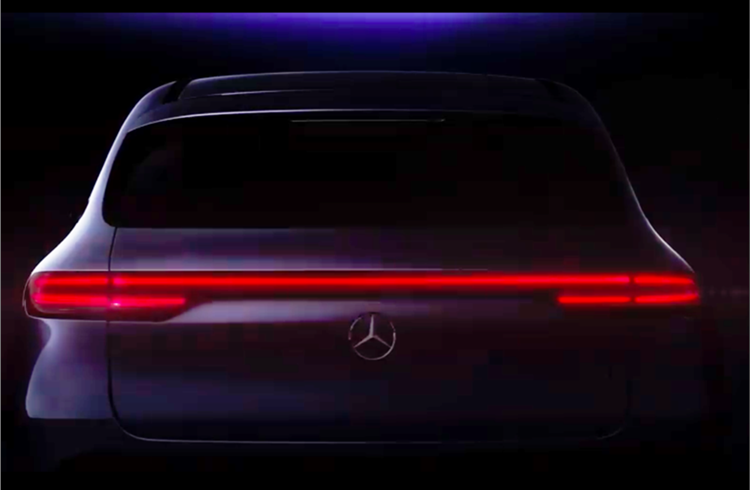 Mercedes-Benz EQ C: electric SUV previewed ahead of September reveal