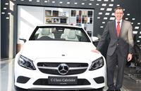 Martin Schwenk, MD and CEO, Mercedes-Benz India at the inauguration of the first-ever luxury automobile dealership in Jodhpur.