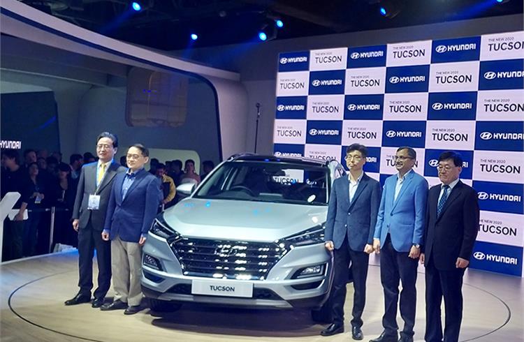 Hyundai displays facelifted Tucson at Auto Expo 2020