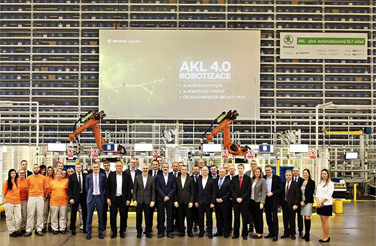 Skoda bets big on Industry 4.0, opens automatic parts warehouse at main plant