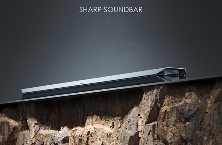 Sharp Soundbar stood out for its simple and minimal shapes in the 'Electronics' category.