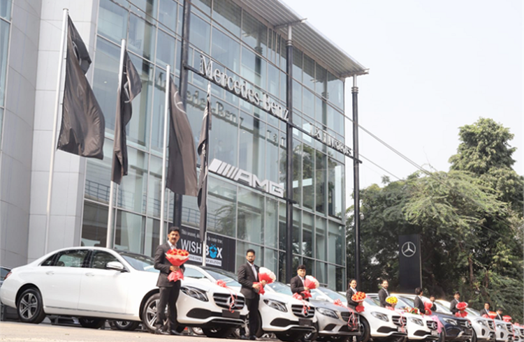 Over 250 cars were delivered to customers on Dhanteras (October 25) in the prime luxury car market of Delhi-NCR.