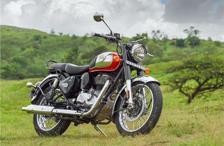 The 350 Classic has generated significant interest in India and overseas
