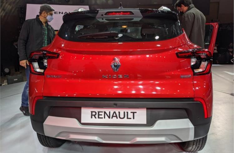 Subcompact Renault Kiger unveiled in India, launch in Q1