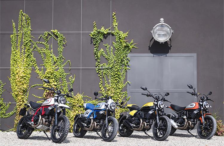On April 26, Ducati launched the updated Scrambler 800 range in India: Scrambler Icon (Rs 789,000), Desert Sled (Rs 993,000), Cafe Racer (Rs 978,000) and the Full Throttle (Rs 892,000)
