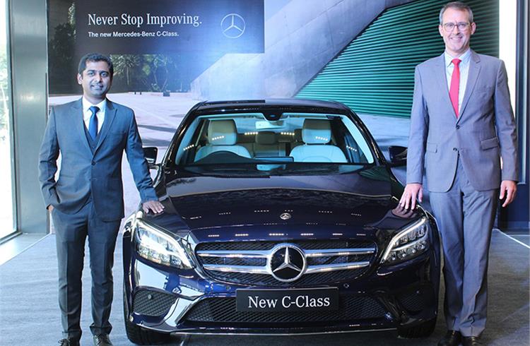 L-R: Om Moharir, director, Indisch Motoren and Michael Jopp, vice president - sales and marketing, Mercedes-Benz India at the inauguration of Mercedes-Benz 3S luxury dealership in Aurangabad