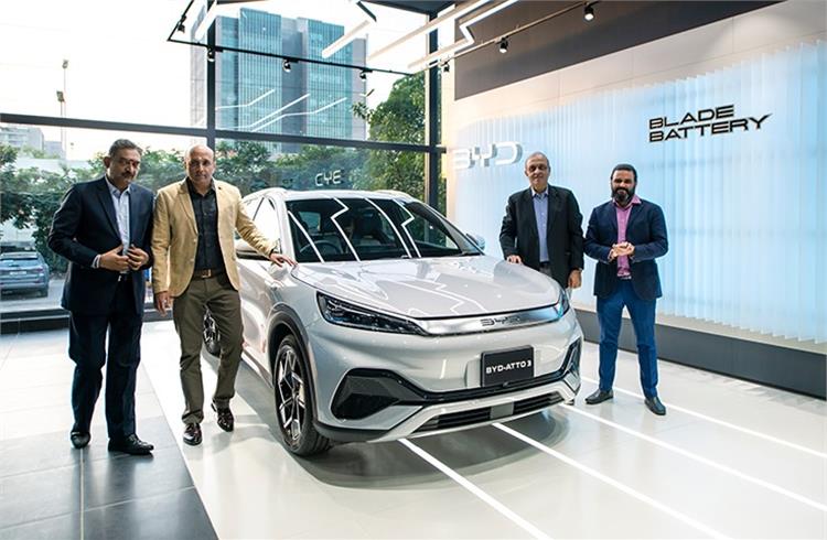 Cargo BYD in Ahmedabad opened on October 18. The EV OEM plans to expand from 12 showrooms to 23 outlets by end-2022 and to over 50 by end-2023. 