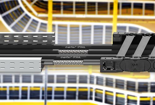 igus introduces industry-first UL-listed motor cable for cable tray and energy chains