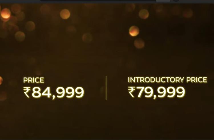 Ola has an introductory ‘Diwali’ pricing of Rs 79,999 for its S1 Air till October 24, after which it will cost Rs 84,999.
