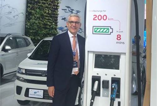 ABB showcases Terra HP fast-charging system for EVs in India