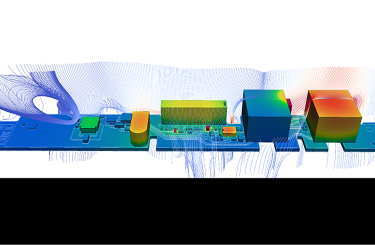 Altair's new electronic system design toolset includes thermal simulation of PCB components.