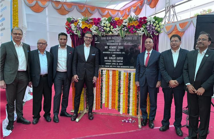Sona Comstar inaugurates second largest manufacturing plant in Chakan 