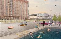 Liverpool's Stanley Dock is depicted as a hub of social and commercial activity