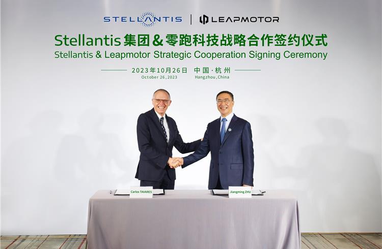 Stellantis to acquire 20% stake in Chinese OEM Leapmotor, plans JV to sell EVs outside China