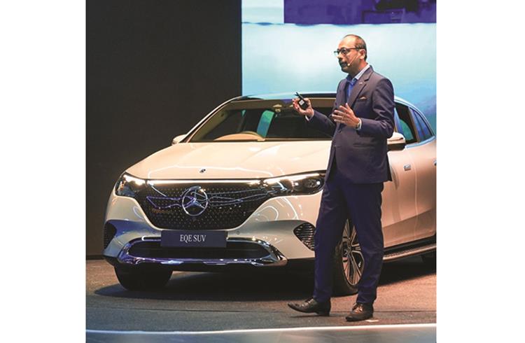 Mercedes Benz India eyes EV penetration of 5-7%, set to cross 1000 units sales mark in 2024