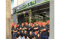 The Altigreen team in front of the newly inaugurated dealership in Kurla, Mumbai.