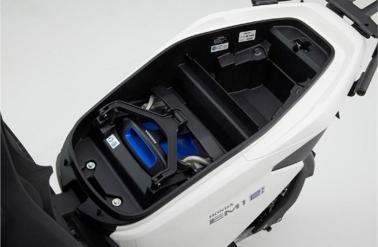 The EM1 e electric scooter will go on sale in Europe next year. 