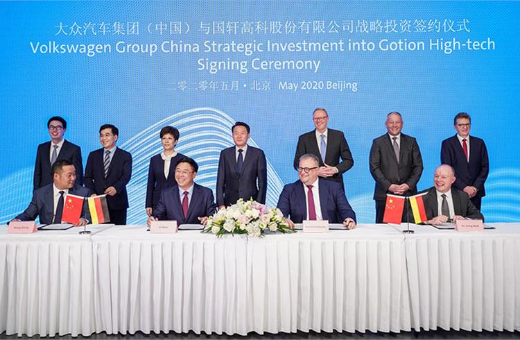VW (China) Investment Co has invested a billion euros into Gotion High-tech Co, which is to become a certified Volkswagen Group battery supplier in China, including supplies for local MEB vehicles.