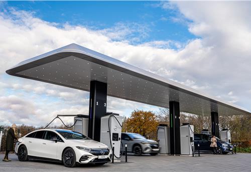 Mercedes-Benz opens first European charging hub in Germany