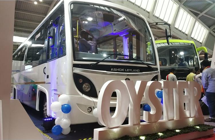 Ashok Leyland launches new-generation Oyster midi-bus 