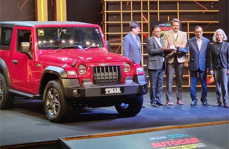 Mahindra Thar and Royal Enfield Meteor 350 the big winners at 2021 Autocar Awards