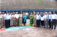Unveiling of stone at Yerwada Central Prison, Pune.