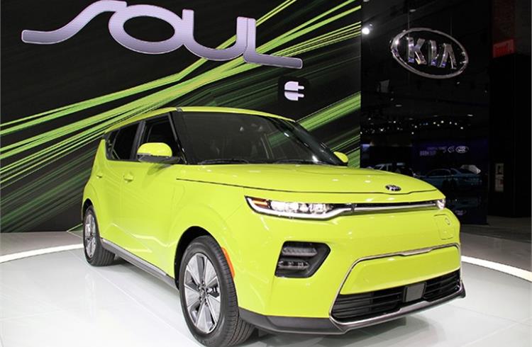 Built at Kia's Gwangju plant in Korea, the Soul EV is powered by a state-of-the-art, liquid-cooled lithium-ion polymer 64 kWh battery.