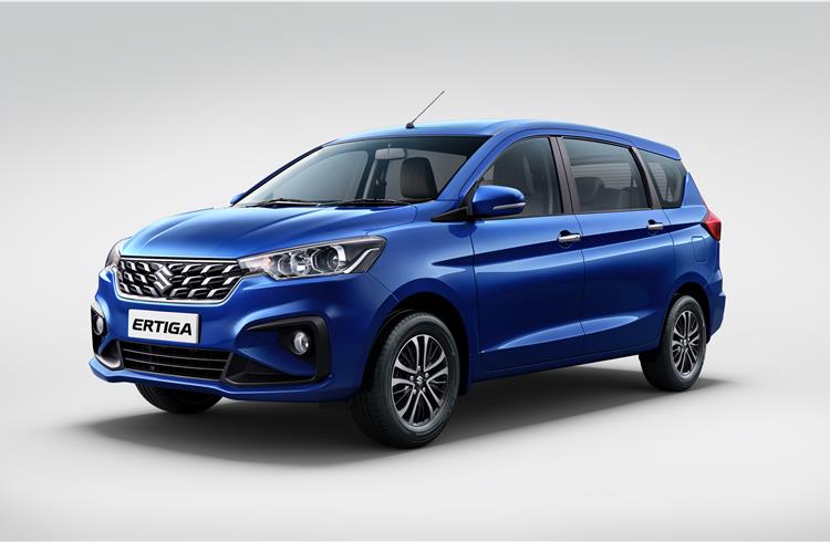 Maruti Ertiga sales cross a million units in India, last 100,000 units sold in just 8 months