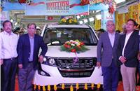 An XUV500 is the millionth vehicle to roll out of the Chakan, Pune plant, which was set up in March 2010.   