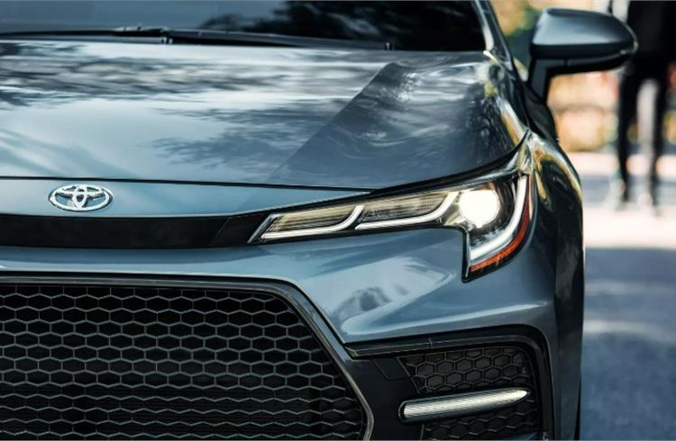 The flex-fuel car to be showcased will be a Toyota Corolla hybrid, currently on sale in markets like Brazil where the model is tuned to be used with ethanol-blended fuel.