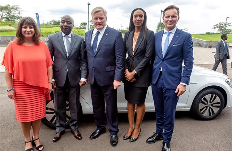Volkswagen and Siemens launch joint electric mobility project in Rwanda