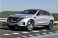 Mercedes says the EQC’s drag coefficient is lower than 0.30