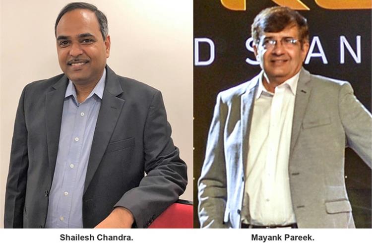 Shailesh Chandra will be taking charge of the PV business from Mayank Pareek. They will together work on the transition over the next few weeks. Pareek will be superannuating from Tata Motors end-February 2021.