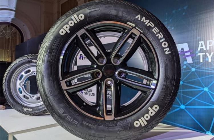 Apollo Tyres launches tyre range for EVs