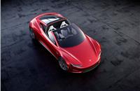 First revealed in November 2017, the production Tesla Roadster will roll out in 2023.