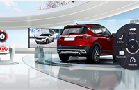 A Kia Seltos virtual showroom.