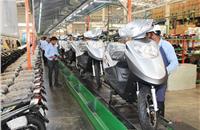 The EV maker's plant in Ludhiana has a manufacturing capacity of 100,000 units per annum.
