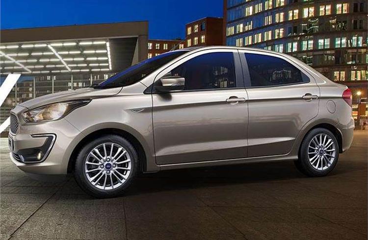Ford India opens booking for the 2018 Aspire