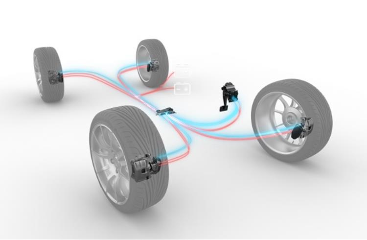 Purely electrically controlled braking by-wire system opens the door to a new era of vehicle control.