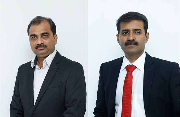 New appointments at RNAIPL L-R: Biju Balendran, managing director and CEO and Sambath Kumar, Chief Finance Officer