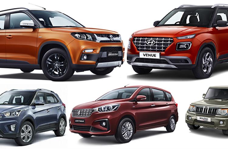 Top 5 UVs – December 2019 | Maruti Vitara Brezza regains crown, Hyundai Venue firing on all cylinders, Mahindra Bolero bounces back