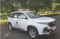 MG Motor India converts Hector SUV as an ambulance in 10 days to help Covid-19 patients
