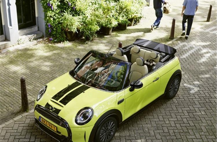 Mini convertible.